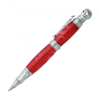 Skull Ballpoint Twist Pen Kits. Chrome Alt.
