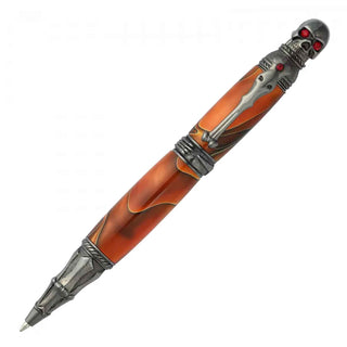 Skull Ballpoint Twist Pen Kits. Gun Metal