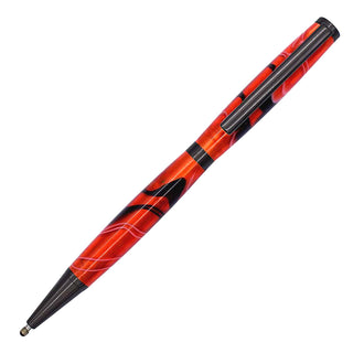 Slmline Ballpoint Pen Kit. Satin Gun Metal Front