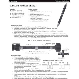 Slimline Pro EDC Click Pen Kits
