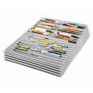 Slotted Flexible Pen Display Plastic Accessory Tray - (4 Pack)