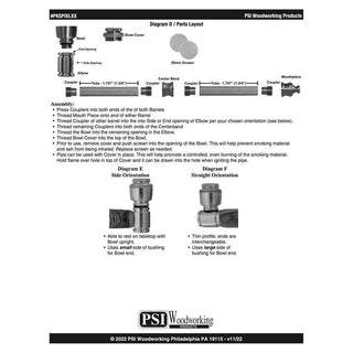 Smoking Pipe XL Starter Set (Standard Bowl) - 3 Kit Starter