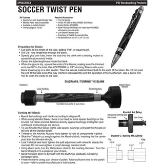 Soccer Pen Kit Starter Set - 4 Pen Kits