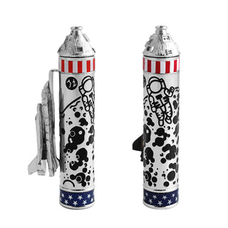 Shuttle Rollerball Pen Kit Cap detail - chrome