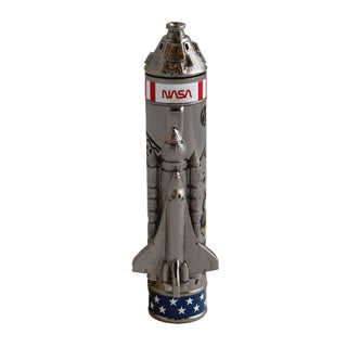Shuttle Rollerball Pen Kit Cap detail. Shuttle clip gun metal