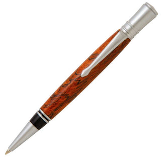 Spalted Tamarind Pen Blank - Stabilized Orange