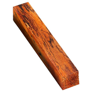 Spalted Tamarind Pen Blank - Stabilized Orange