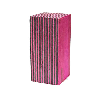 SpectraPly bottle stopper blank dyed birch laminate. Pink Lady