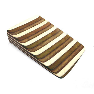 SpectraPly Turning Blanks in Tigerwood. Ply colors