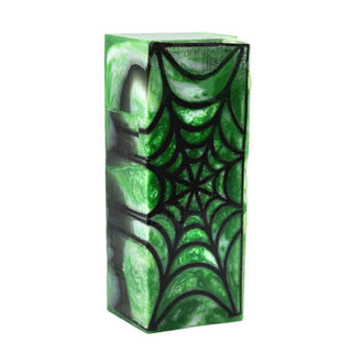Spider Web 3D Printed Pen Blank - Green & Web White