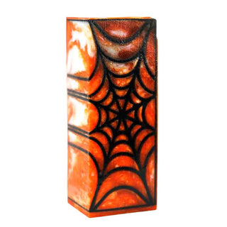 Spider Web 3D Printed Pen Blank - Orange & White