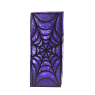Spider Web 3D Printed Pen Blank - Purple & Web White