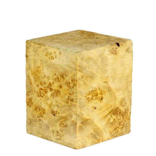 Stabilized Bottle Stopper Blank - Box Elder Burl