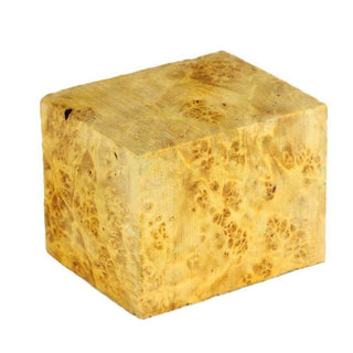 Stabilized Bottle Stopper Blank - Box Elder Burl