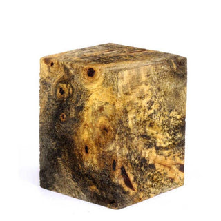 Stabilized Bottle Stopper Blank - Buckeye Burl