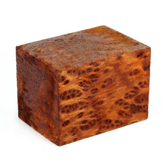 Stabilized Bottle Stopper Blank - Redwood Burl