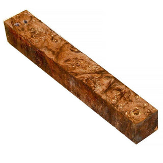 Stabilized Box Elder Burl Pen Blanks - Brown