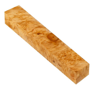 Stabilized Box Elder Burl Pen Blanks - Clear