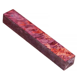 Stabilized Box Elder Burl Pen Blanks - Purple