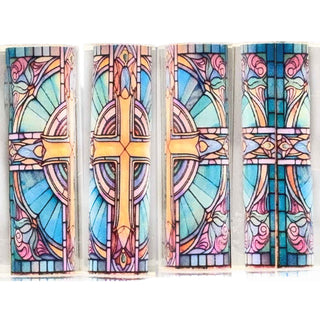 Stained Glass Cross Pen Blank #02