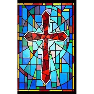 Stained Glass Cross Pen Blank #11 - Bolt Action Pen Kits