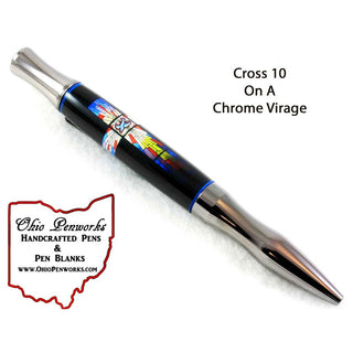 Stained Glass Cross Pen Blanks #10 - Sierra Pen Kits