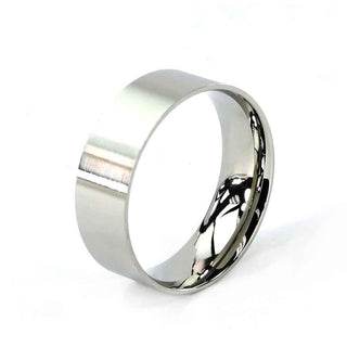 Stainless Steel Comfort Ring Cores - 8mm