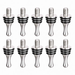 Stainless Steel Bottle Stopper Kit #601 Teardrop made from FDA-compliant 304 stainless steel. 10 Pack