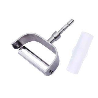 Y-Shaped Straight Blade Vegetable Peeler Kit in 304 stainless steel with protective blade cover for custom woodturning handle