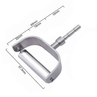 Y-Shaped stainless steel vegetable peeler kit dimensions for woodturning project