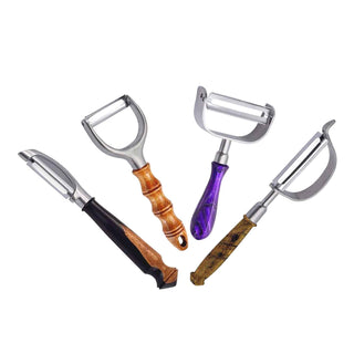 Stainless steel vegetable peeler kits for woodturning projects examples