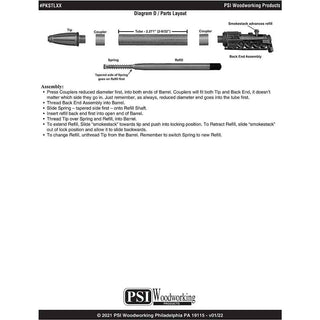 Steam Locomotive Pen Kit Starter Set - 4 Pen Kit Starter