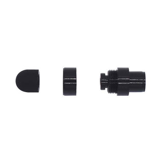 Stylus Caps for 7mm & Slimline Pen Kits. Black Chrome