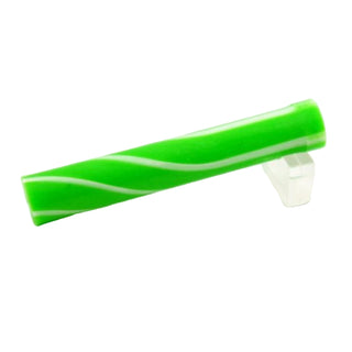 Super Spiral Pen Blank - Four Twist Neon Lime & White