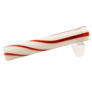 Super Spiral Pen Blank - Four Twist White & Dark Red