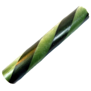 Super Spiral Pen Blanks - Double Twist Emerald & White
