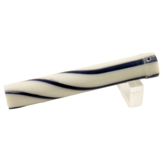 Super Spiral Pen Blanks - Four Twist White & Berry Blue