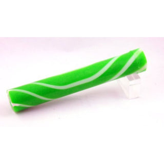 Super Spiral Pen Blanks - Reverse Neon Lime & White