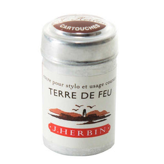 Terre De Feu J. Herbin Cartridges - Tin of 6
