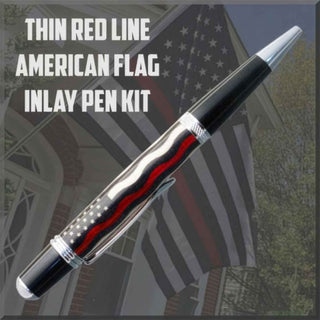 Thin Red Line American Flag Laser Inlay Kits