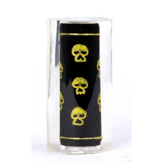 Thread Art Pen Blanks - Hand Painted Gold Skulls - Lever Action