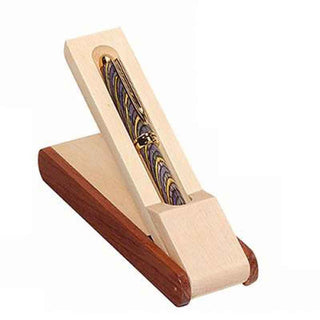 Two-Tone Maple Pen Box - Single Pen