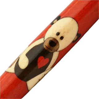 Valentine Teddy Bear Inlay Kit - Sierra. Close Up