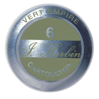 Vert Empire J. Herbin Cartridges - Tin of 6