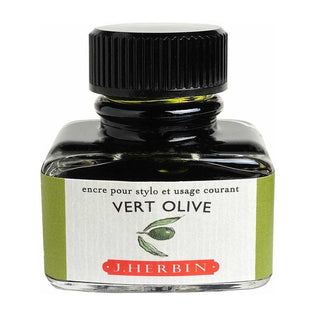 Vert Olive J. Herbin Bottled Ink (30ml)