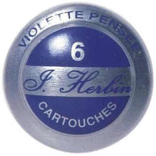 Violette Pense J. Herbin Cartridges - Tin of 6