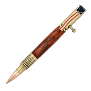 We The People Bolt Action Pen Kit . Antique Brass