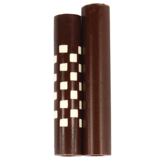 Weave Squeeze 360 Rotacrylic pen blank - White Brown & Brown