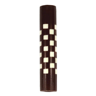 Weave Squeeze 360 Rotacrylic pen blank - White Brown & White
