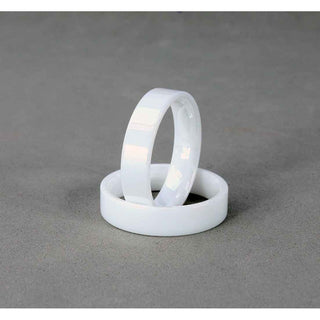 White Ceramic Comfort Ring Cores - 5mm